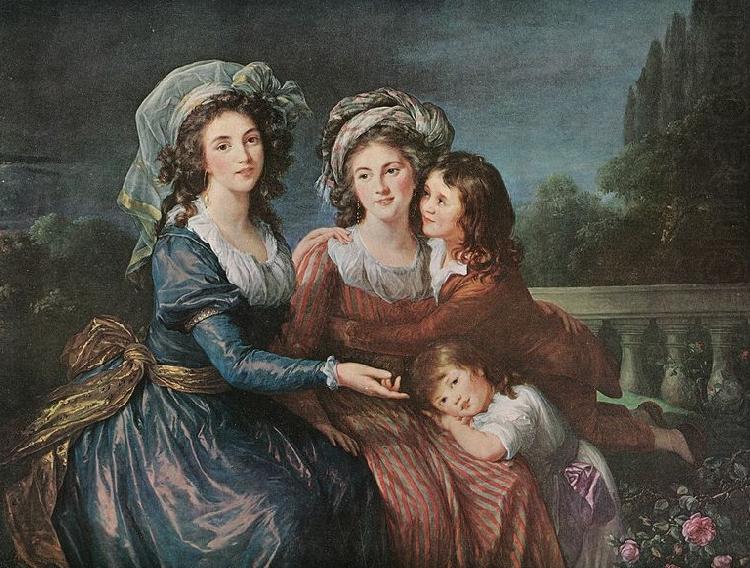 elisabeth vigee-lebrun The Marquise de Pezay oil painting picture